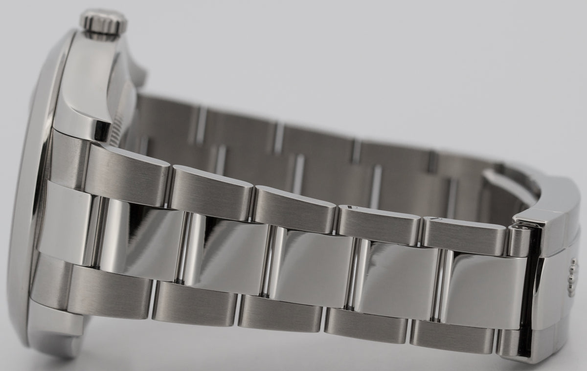 2008 Rolex DateJust II 116300 41mm Silver Arabic Steel Oyster Watch Box Papers