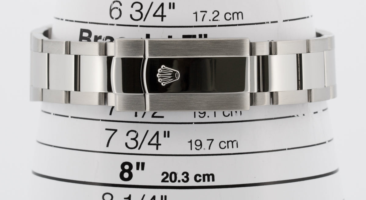 2008 Rolex DateJust II 116300 41mm Silver Arabic Steel Oyster Watch Box Papers