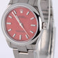 RSC PAPERS Rolex Oyster Perpetual 31 Steel Coral Red 31mm 277200 Watch BOX