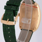 Franck Muller Galet 18k Gold Silver Green 34mm Quartz 3002MQZVVR Leather Watch