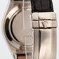 Rolex Daytona Cosmograph Black Racing Dial White Gold Leather 40mm Watch 116519