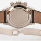 Rolex Daytona Cosmograph Black Racing Dial White Gold Leather 40mm Watch 116519