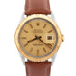 1984 PAPERS Rolex DateJust 36mm Champagne Turn-O-Graph Steel Yellow Gold 16253