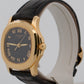Patek Philippe Aquanaut 5060SJ 36mm Black 18K Yellow Gold Automatic Watch