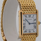 Cartier Tank Louis 78086 Beads of Rice White Roman 18k Yellow Gold 23mm Watch