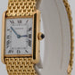 Cartier Tank Louis 78086 Beads of Rice White Roman 18k Yellow Gold 23mm Watch