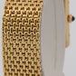 Cartier Tank Louis 78086 Beads of Rice White Roman 18k Yellow Gold 23mm Watch