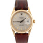 VINTAGE Rolex Oyster Perpetual Date 34mm Silver 14K Gold Fluted Watch 1503