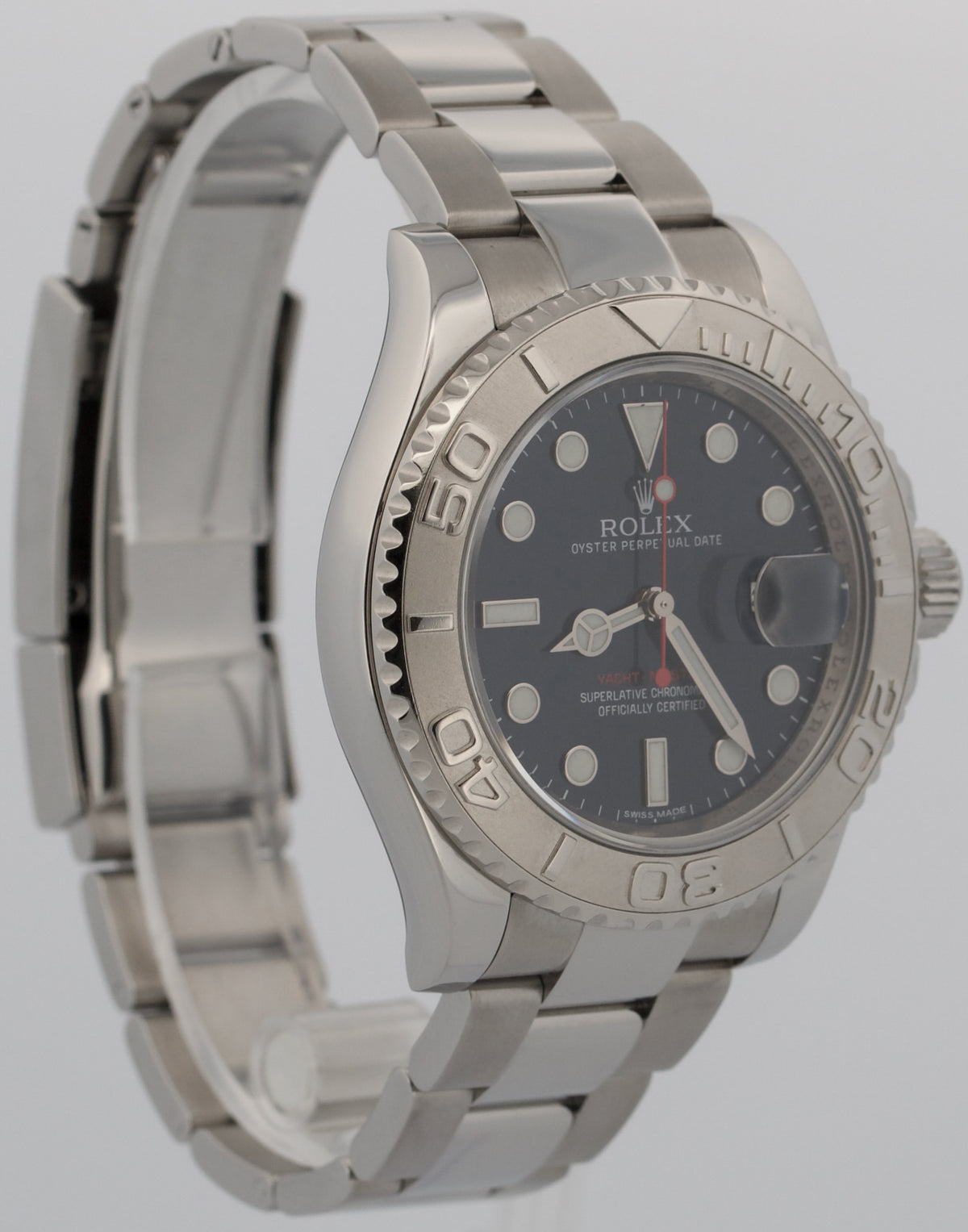 Rolex Yacht-Master 116622 Blue Platinum Stainless Steel Oyster 40mm Watch Box