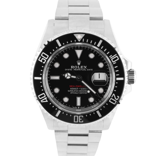 Rolex Sea-Dweller 50th Anniversary RED Steel Black Mark II 43mm 126600 Watch