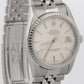 2001 Rolex DateJust 16220 Silver 36mm Stainless Engine-Turned Jubilee Box Papers
