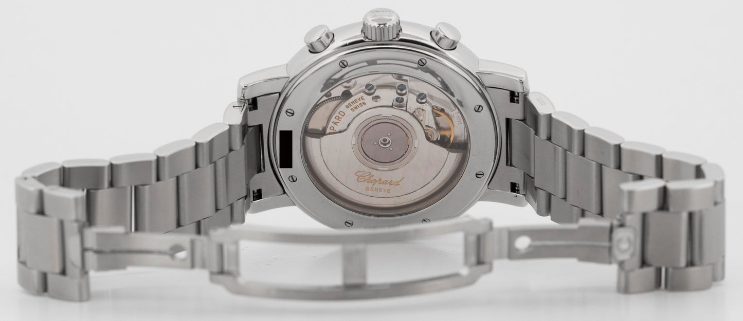 Chopard Mille Miglia Chronograph Silver Stainless Steel 39mm Watch 8331 BOX