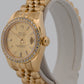 2022 RSC Rolex DateJust 179178 Champagne Diamond 18K Jubilee 26mm Box Papers