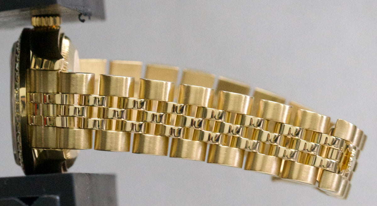 2022 RSC Rolex DateJust 179178 Champagne Diamond 18K Jubilee 26mm Box Papers