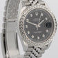 Rolex Datejust 41 126334 Black Diamond 18K Gold Steel Jubilee 41mm Watch