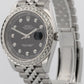 Rolex Datejust 41 126334 Black Diamond 18K Gold Steel Jubilee 41mm Watch
