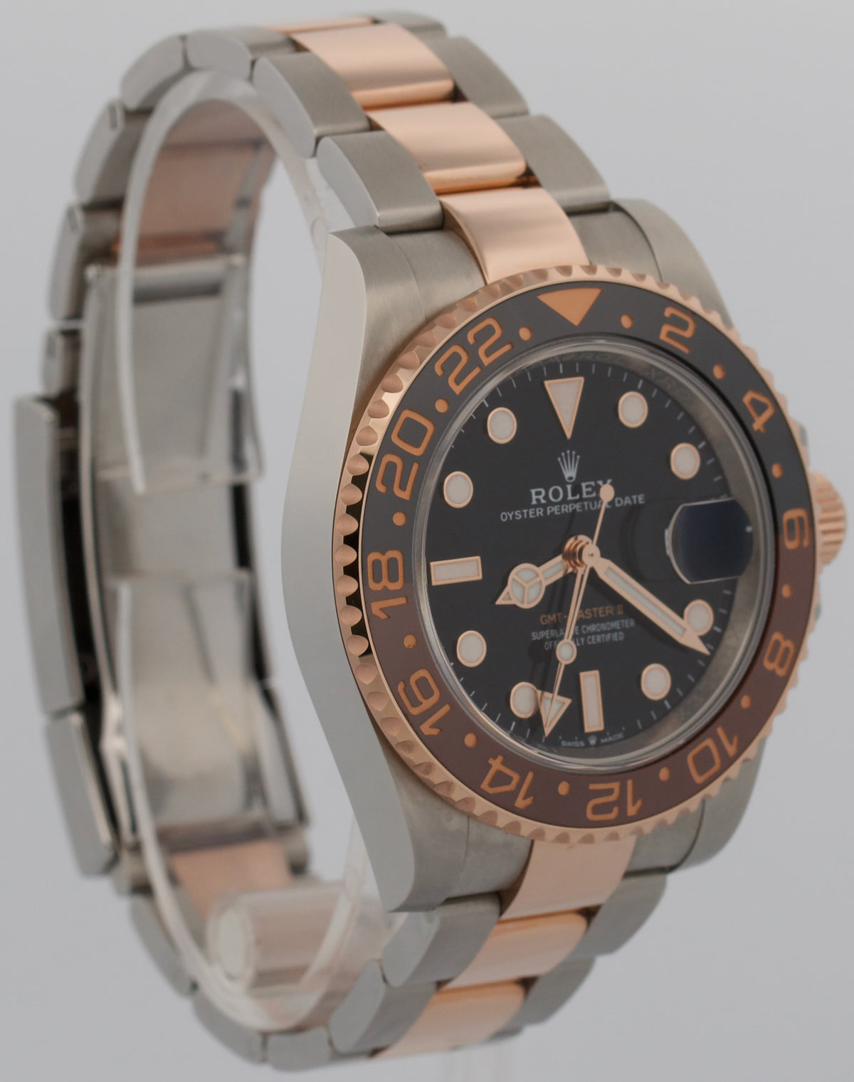 2026 Rolex GMT-Master II 126711 CHNR Root Beer Brown 18K Gold 40mm Box Papers