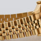 Unpolished Rolex DateJust 16238 36mm Tiger Eye 18K Yellow Gold Jubilee Watch