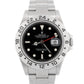 2013 PAPERS Rolex Explorer II 40mm 3186 BLACK REHAUT Steel 16570 Watch BOX