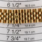 Unpolished Rolex DateJust 16238 36mm Tiger Eye 18K Yellow Gold Jubilee Watch