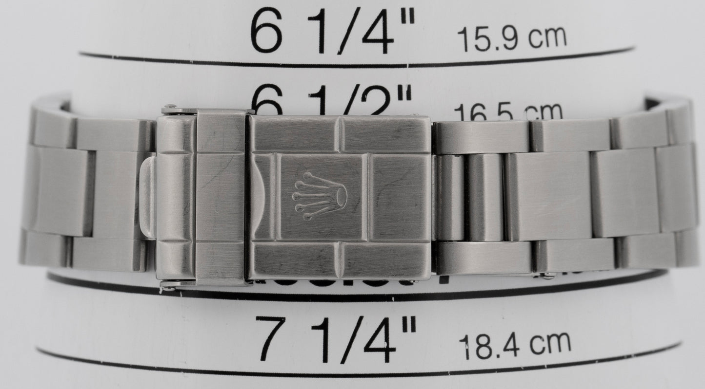 2013 PAPERS Rolex Explorer II 40mm 3186 BLACK REHAUT Steel 16570 Watch BOX
