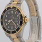 2008 Rolex Submariner Date 16613 Black 18K Steel No-Holes Rehaut 40mm Box Papers
