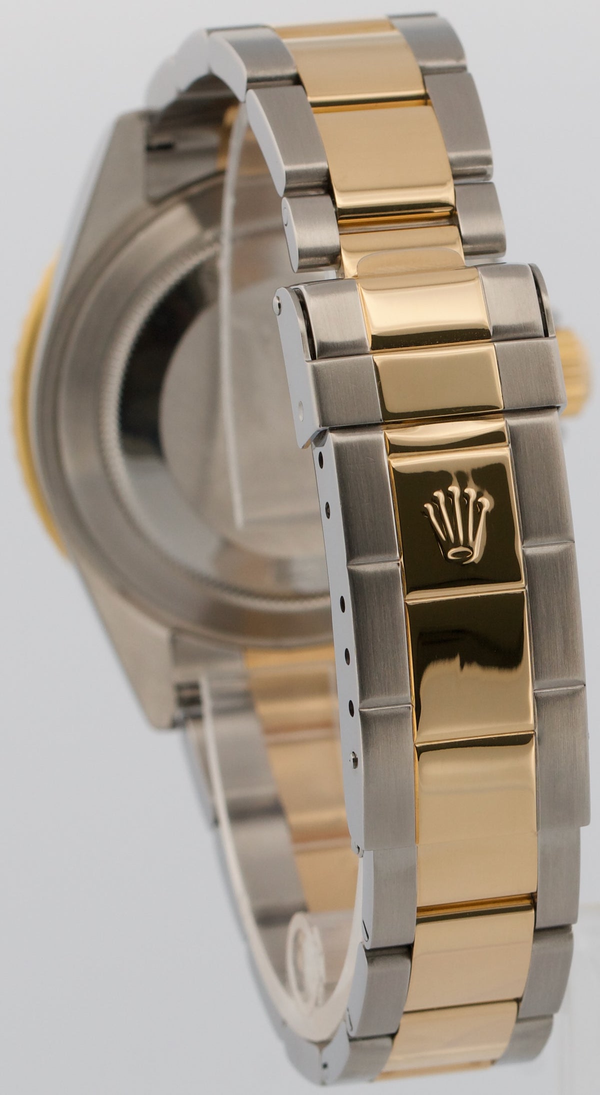 2008 Rolex Submariner Date 16613 Black 18K Steel No-Holes Rehaut 40mm Box Papers
