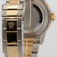 2008 Rolex Submariner Date 16613 Black 18K Steel No-Holes Rehaut 40mm Box Papers