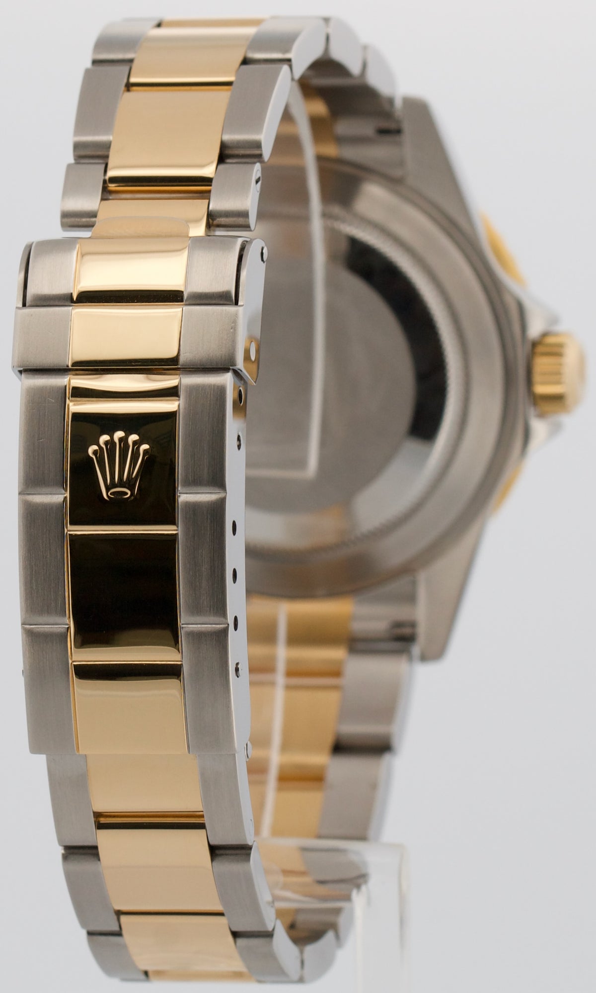 2008 Rolex Submariner Date 16613 Black 18K Steel No-Holes Rehaut 40mm Box Papers