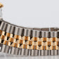 Rolex DateJust 36mm Black Two-Tone Steel JUBILEE 18K Yellow Gold Watch 16233