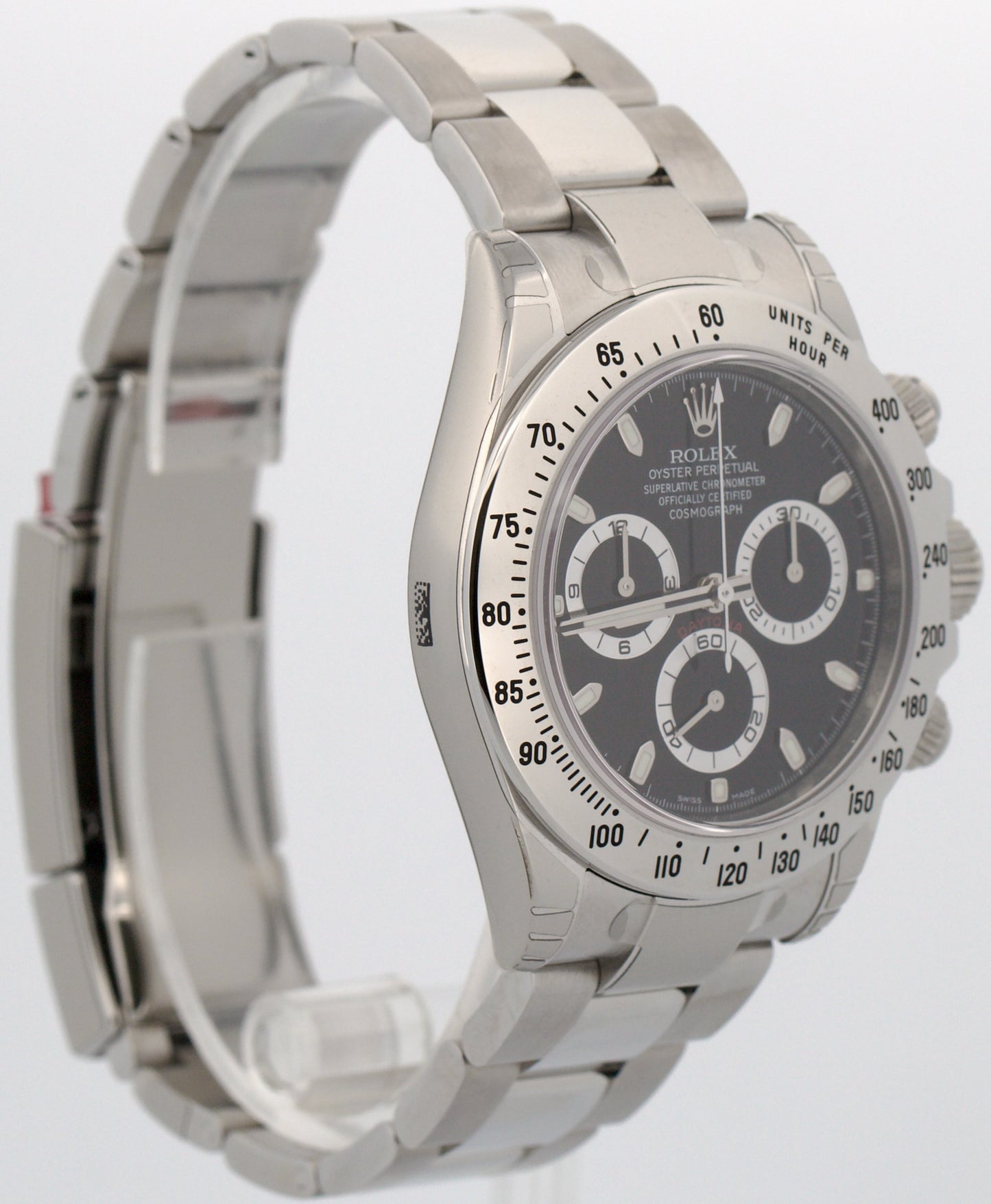 NEW STICKERED PAPERS Rolex Daytona Cosmograph CHROMALIGHT Black NOS 116520 BOX