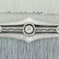 Antique Art Deco 0.45ctw Diamond Filigree Bar Pendant - 14k White Gold Necklace
