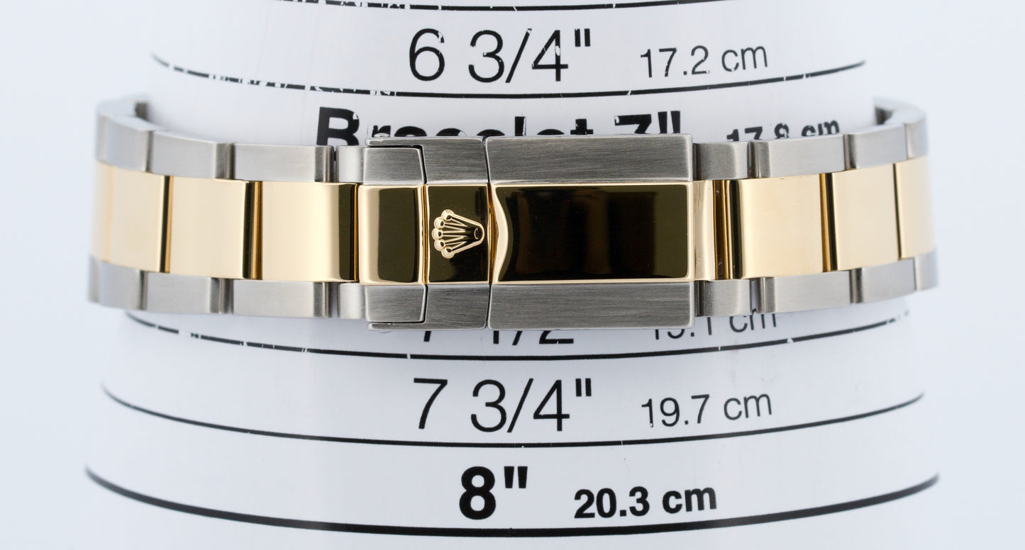 2021 RSC Rolex Daytona Cosmograph BLUE RACING Stainless 18K Gold Two-Tone 116523