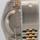 1989 PAPERS Rolex DateJust 36mm FACTORY BLUE DIAMOND Steel JUBILEE 18K 16233 BOX