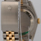 1989 PAPERS Rolex DateJust 36mm FACTORY BLUE DIAMOND Steel JUBILEE 18K 16233 BOX