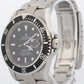 Rolex Submariner Date Black REHAUT Stainless Steel 40mm NO-HOLES Watch 16610