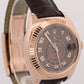 PAPERS Rolex Sky-Dweller CHOCOLATE ARABIC 42mm 18K Rose Gold Watch 326135 BOX