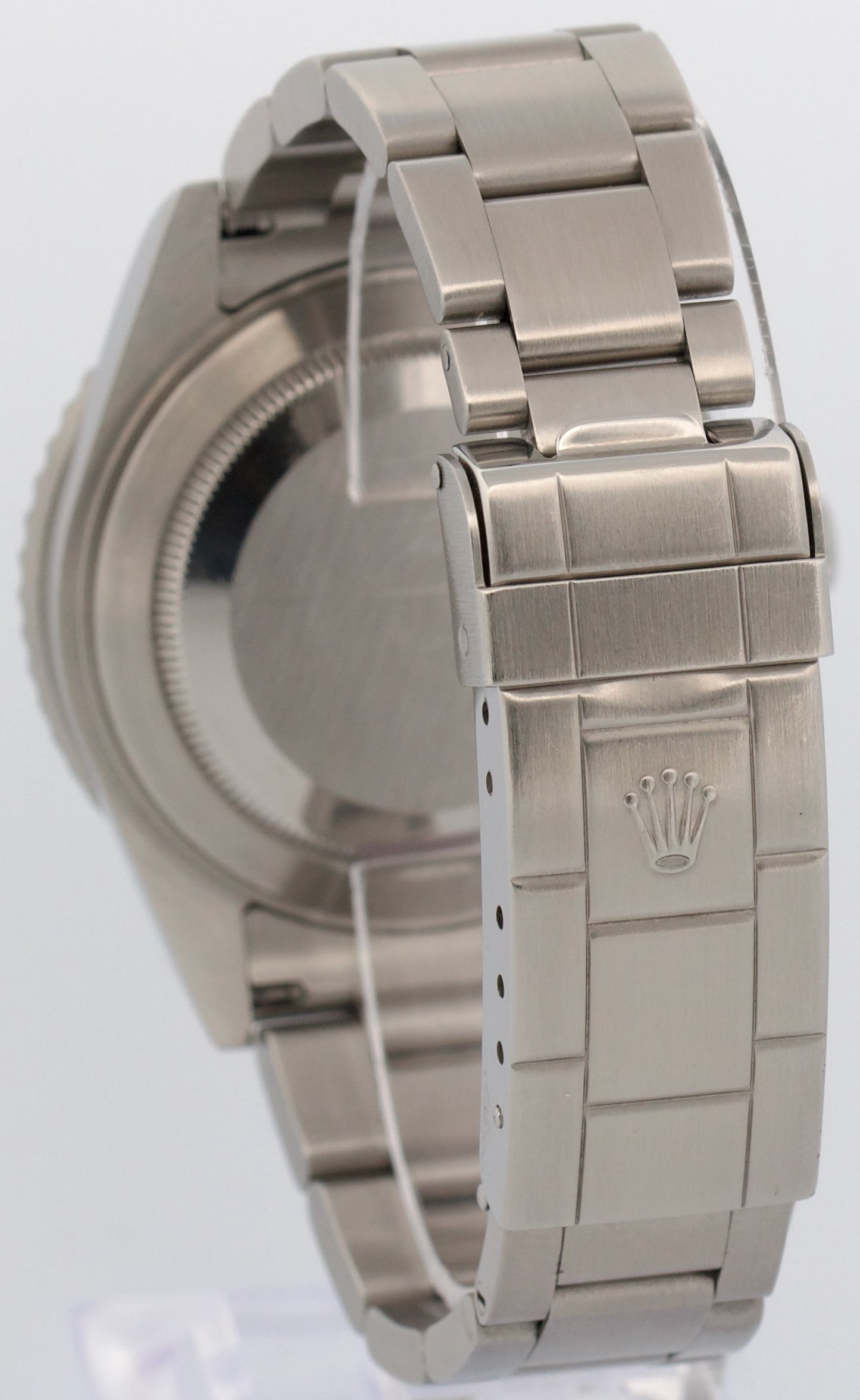 Rolex Submariner Date Black REHAUT Stainless Steel 40mm NO-HOLES Watch 16610