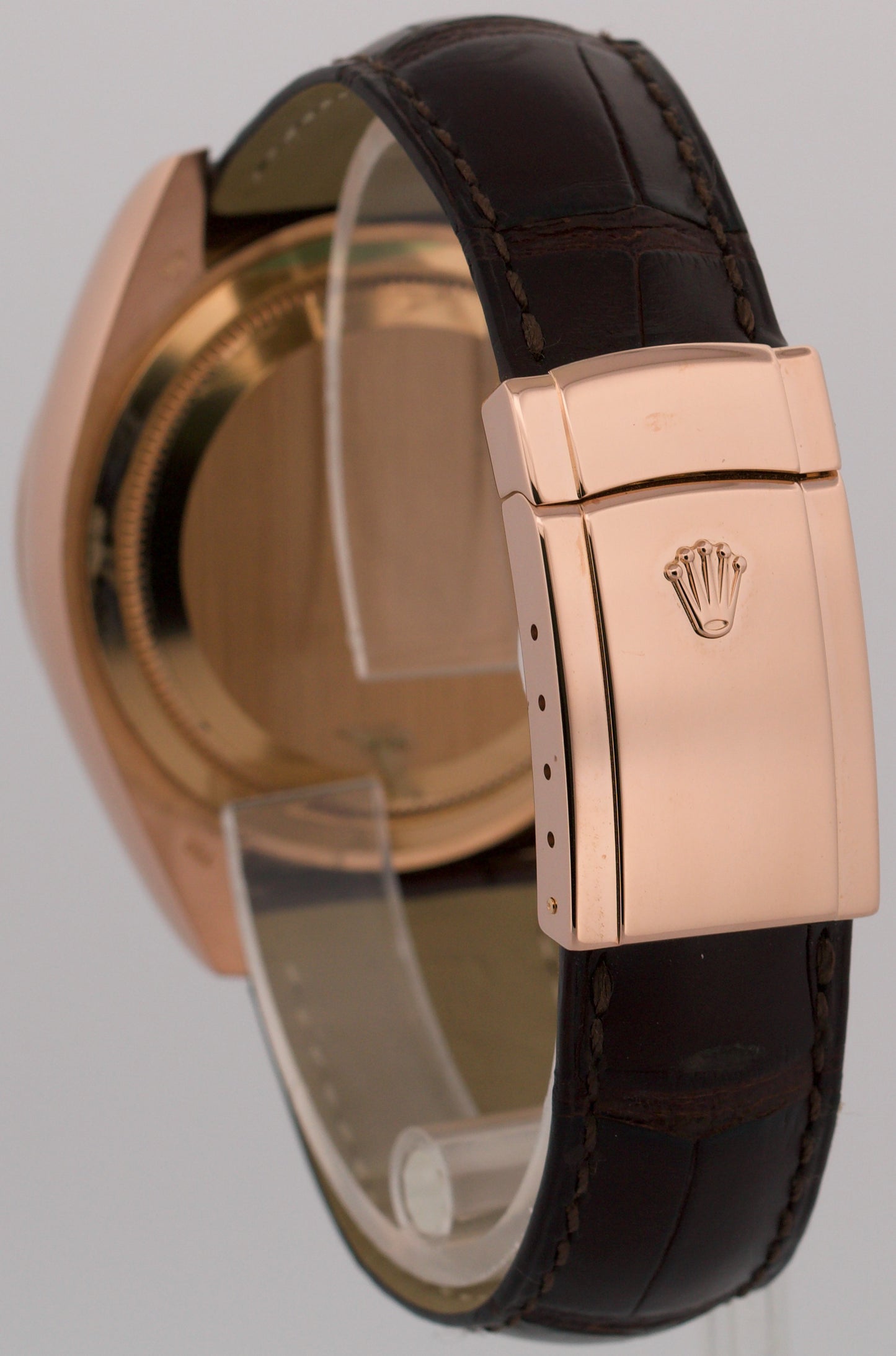 PAPERS Rolex Sky-Dweller CHOCOLATE ARABIC 42mm 18K Rose Gold Watch 326135 BOX