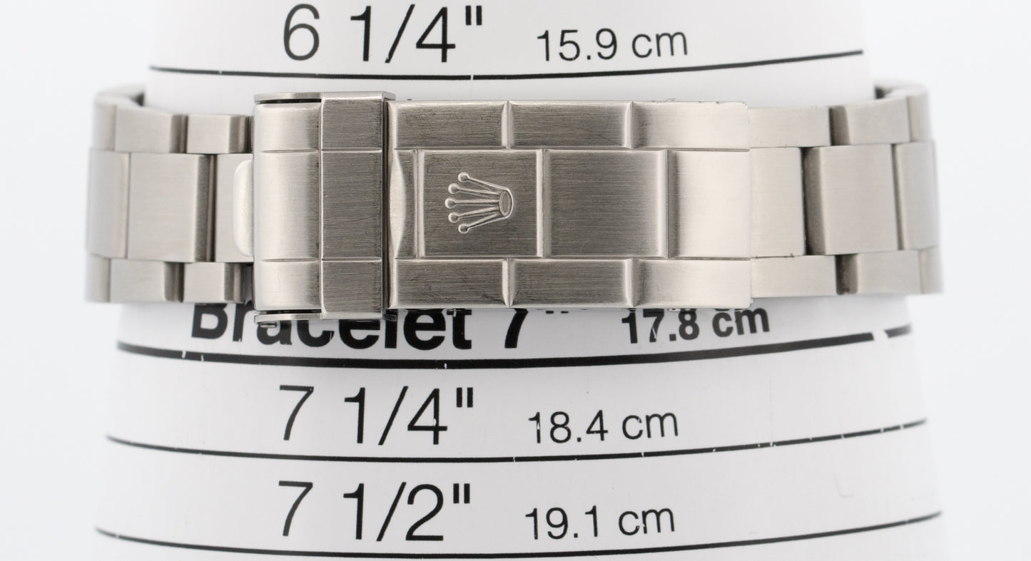 Rolex Submariner Date Black REHAUT Stainless Steel 40mm NO-HOLES Watch 16610
