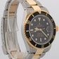 2000 Rolex Submariner Date 16613 Black 18K Yellow Gold Two-Tone Steel 40mm Watch