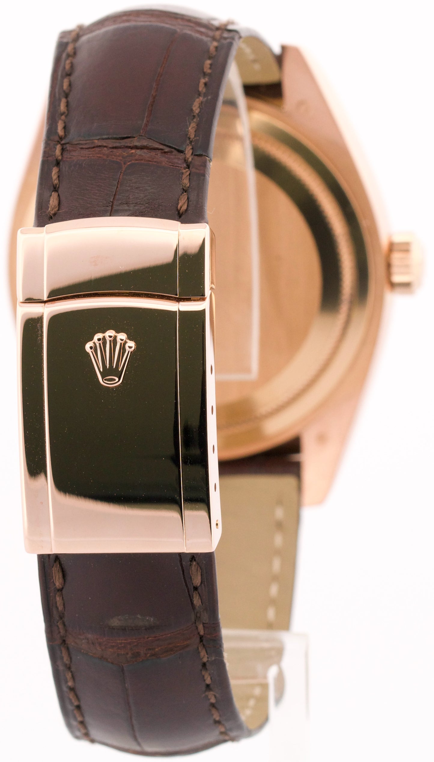 PAPERS Rolex Sky-Dweller CHOCOLATE ARABIC 42mm 18K Rose Gold Watch 326135 BOX