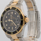 2000 Rolex Submariner Date 16613 Black 18K Yellow Gold Two-Tone Steel 40mm Watch