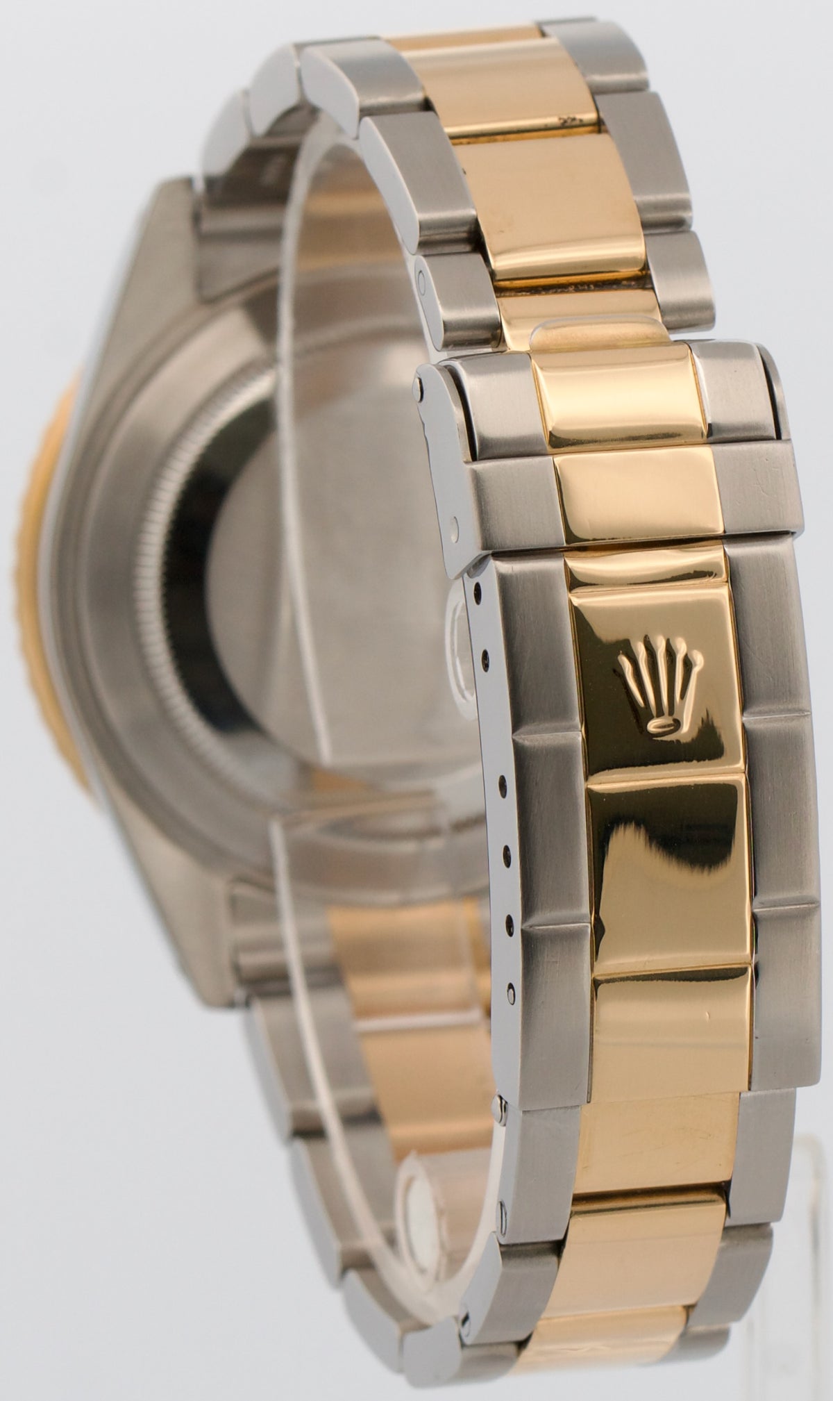 2000 Rolex Submariner Date 16613 Black 18K Yellow Gold Two-Tone Steel 40mm Watch