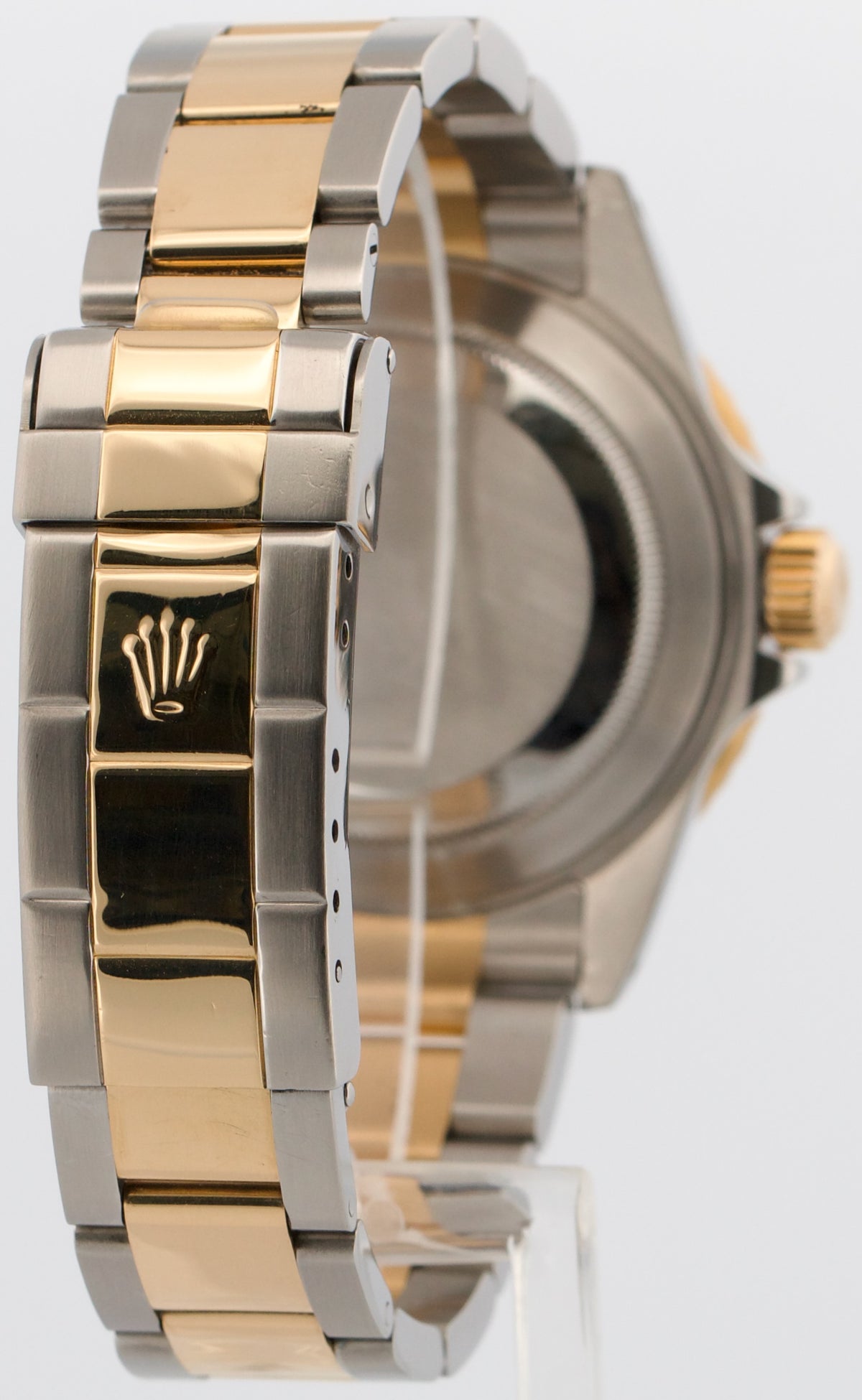 2000 Rolex Submariner Date 16613 Black 18K Yellow Gold Two-Tone Steel 40mm Watch
