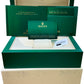 MINT PAPERS Rolex Oyster Perpetual TURQUOISE Blue 31mm Steel Watch 277200 BOX