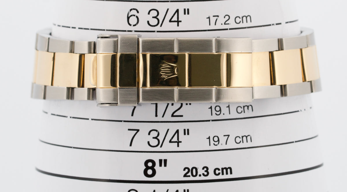 2000 Rolex Submariner Date 16613 Black 18K Yellow Gold Two-Tone Steel 40mm Watch