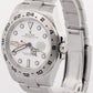 PAPERS Rolex Explorer II 42mm 216570 POLAR WHITE Steel Orange GMT Date Watch BOX