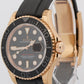 NEW STICKERED 2018 PAPERS Rolex Yacht-Master 18K Oysterflex NOS 40mm 116655 BOX