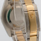 NOS Stickered Rolex DateJust II 116333 Wimbledon 18K Oyster 41mm 116333 Box